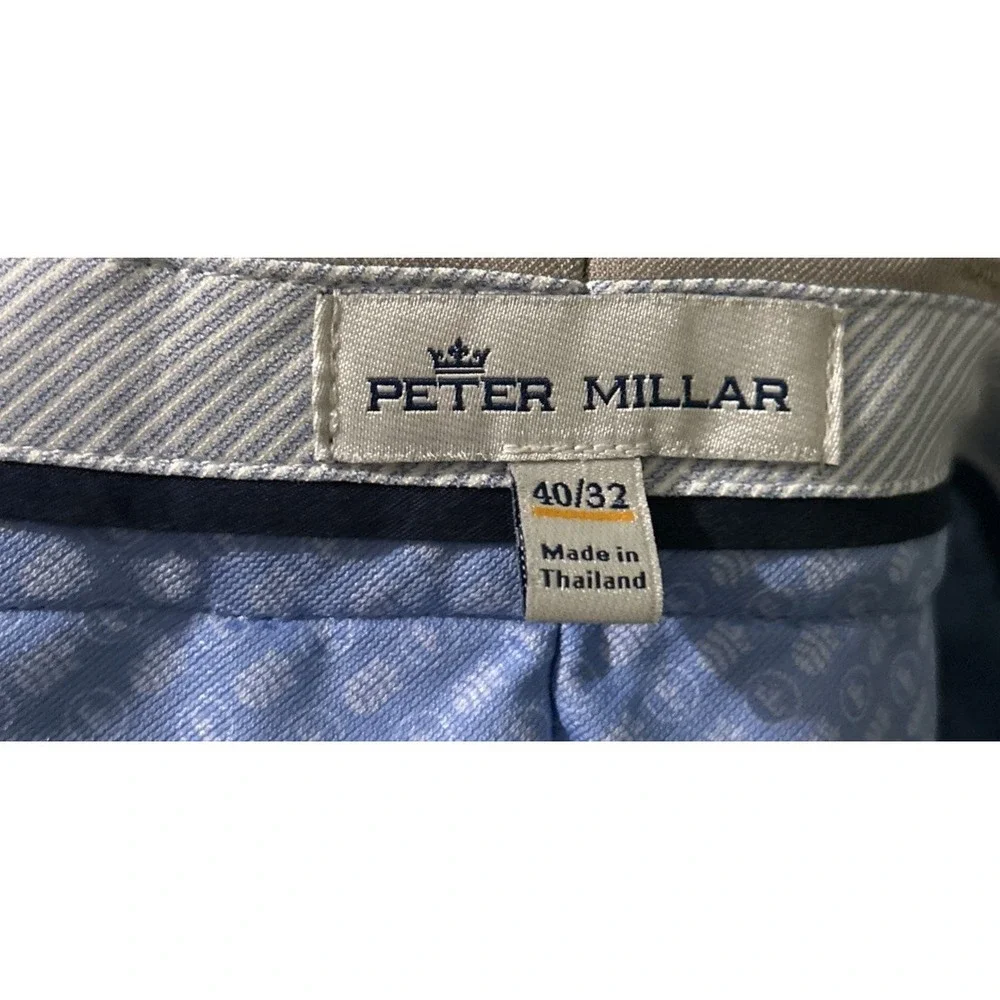 Peter Millar Men's Performance Golf Shorts Lot‎ of 3 Size 40x32 Casual Khaki